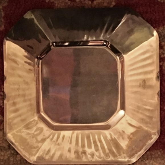 Stunning Art Deco Silver Plate floral square tray - Picture 4 of 6